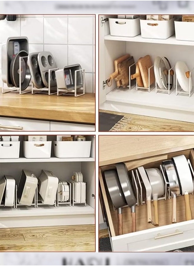 2PCS Kitchen Space Saver Dish Rack - White  Large