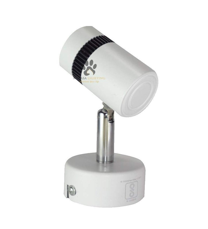 Mufasa 3 Watts White Body LED Spot Focus Wall Light- (Warm White, Aluminium) - Image 2
