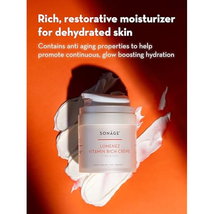SONAGE Lumenez Vitamin Facial Cream: Daily Restorative Moisturizer with Vitamin C | Hydrating Cream for Dry Skin - Image 2