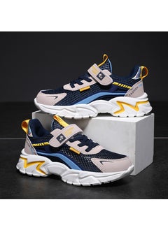Girls Breathable Mesh Summer Sneakers 62255 dark blue (single net) impulse