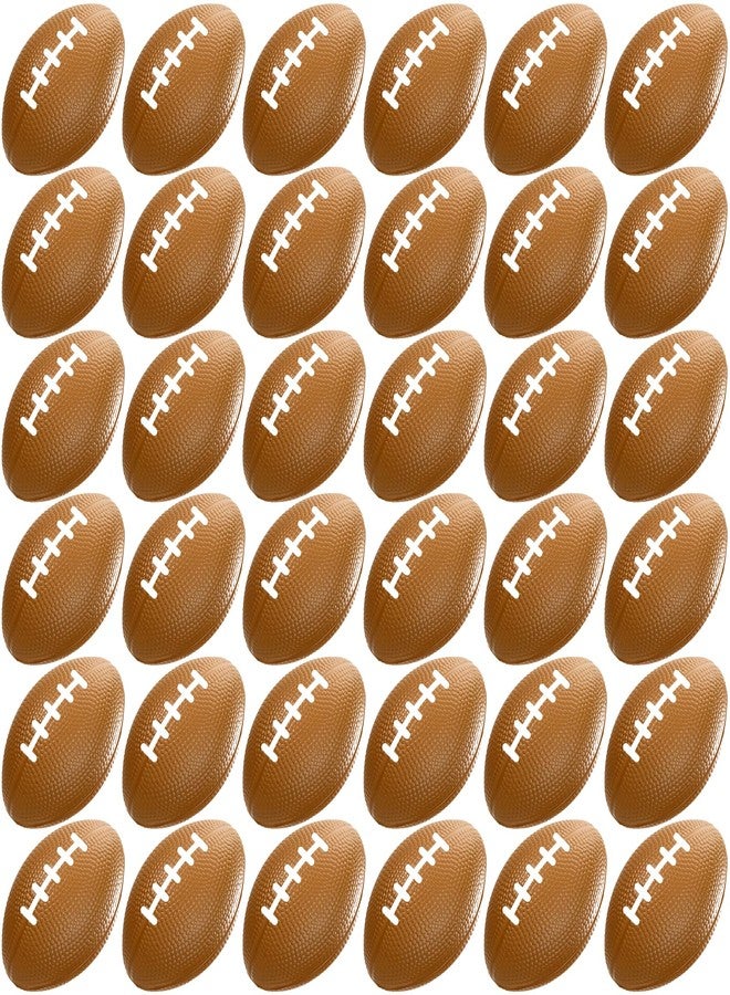 WELLVO 36 Pack Mini Foam Football 2.17" Mini Football Party Favor Stress Ball Bulk Small Foam Sports Ball for Birthday Gift Goodie Bags Stuffers - Image 1