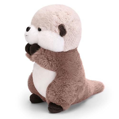 Riuhot Cute Otter Plush Soft Plushie Toy Stuffed Animal Birthday Gift for Kids Children Girls Boys 98 Inch Sea Otter Stuffed Animals - Image 1