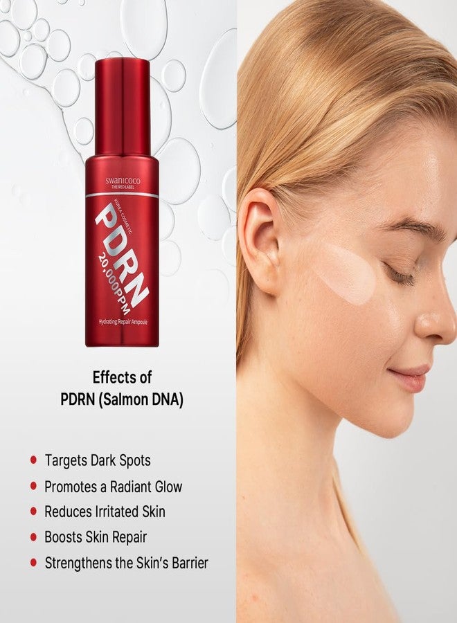 Swanicoco PDRN Hydrating Repair Ampoule Serum Powerful Anti Aging Face and Neck for Skin Turnover Skin Regeneration Wound Healing Korean Skincare 30ml 1 Fl Oz - Image 3
