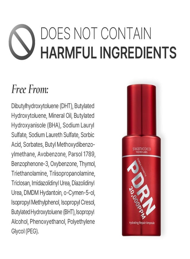 Swanicoco PDRN Hydrating Repair Ampoule Serum Powerful Anti Aging Face and Neck for Skin Turnover Skin Regeneration Wound Healing Korean Skincare 30ml 1 Fl Oz - Image 4