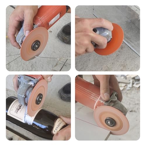 LOZLIN Diamond Blades 3-Pack 4.5" Diamond Multi-Purpose Saw Blades - Heavy Duty Angle Grinder Discs for Cutting Marble/Quartz/Stone/Tile/Metal/Plastic (Nano-Diamond, 3) - Image 5