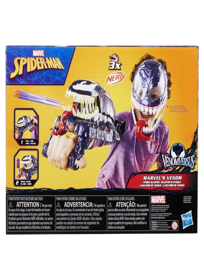 Marvel Spider-Man VenomVersus Venom Strike Blaster, Nerf Spider-Man Role Play Toy - Image 3