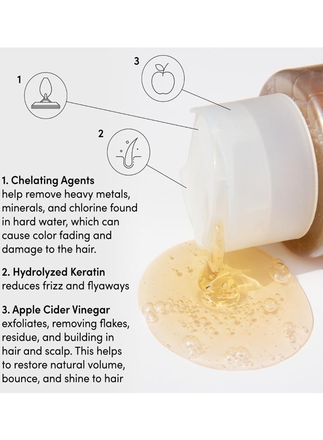 OUAI Detox Shampoo. Clarifying Cleanse for Dirt, Oil, Product and Hard Water Buildup. Get Back to Super Clean, Soft and Refreshed Locks. (10 oz)