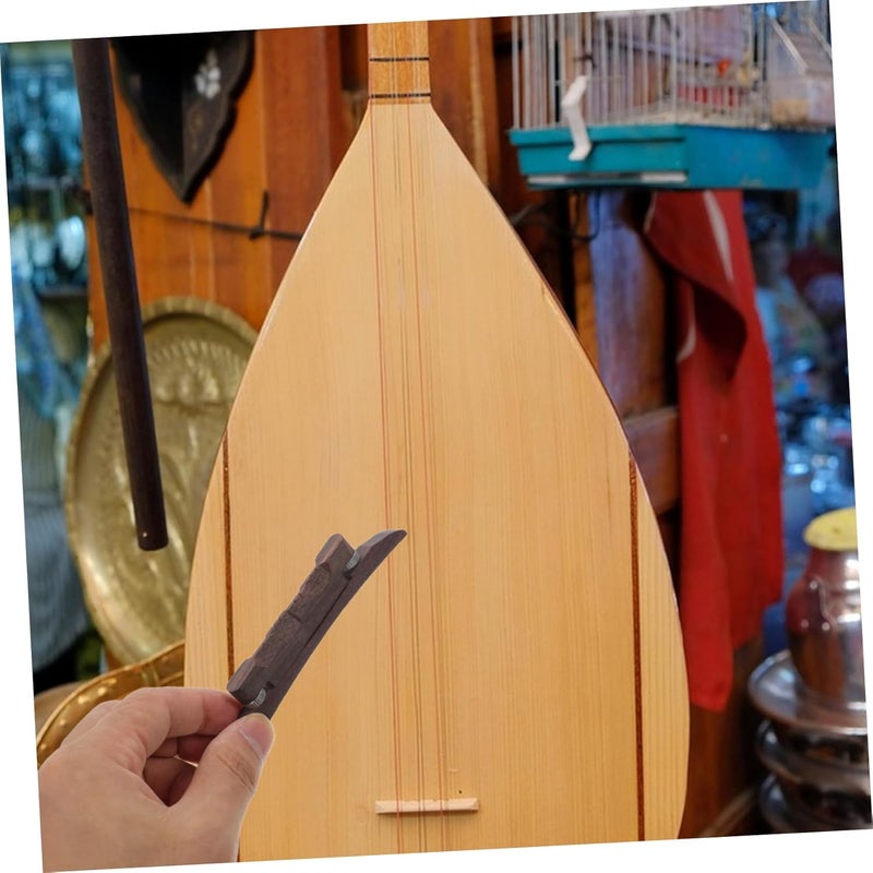 Abaodam 3pcs Practical Mandolin Bridge Accessory Replacement for Acoustic Instruments Elegant for Mandolin Players and Repairs - Image 3