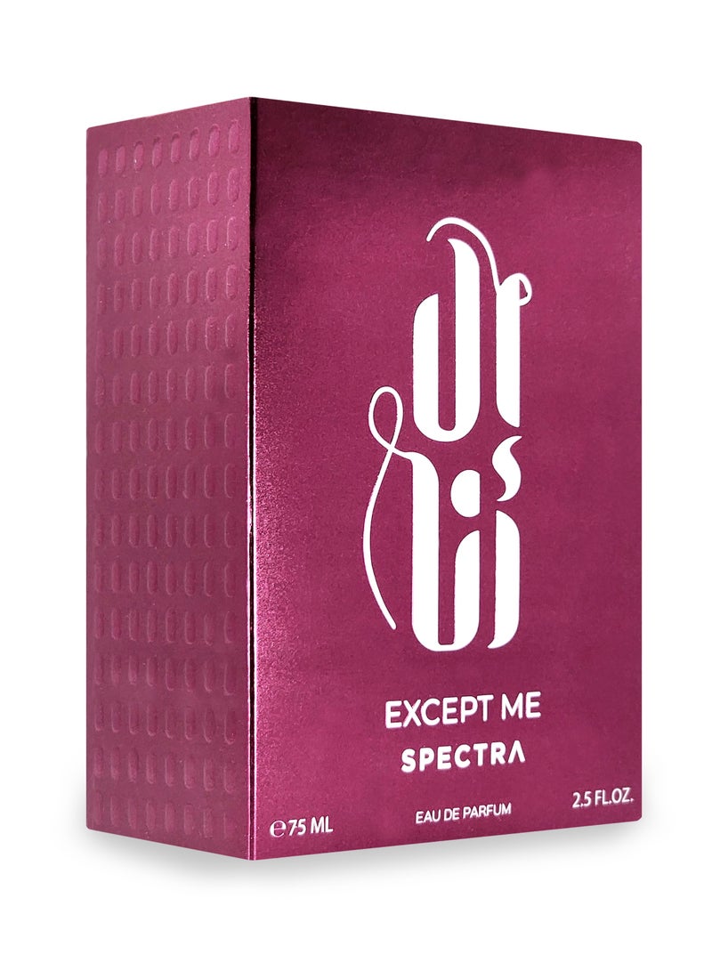 سبكترا 314 عطر إكسبت مي أو دي بارفيوم للنساء - 75مل - Image 3