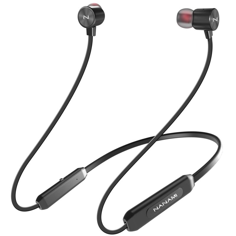 NANAMI Bluetooth Headphones Wireless Earbuds - Sports Magnetic Neckband Wireless Headsets, HiFi Stereo Deep Bass Updated Bluetooth 5.3 Earphones IPX7 Waterproof with Mic for Gym Running 24h Playtime - Image 1
