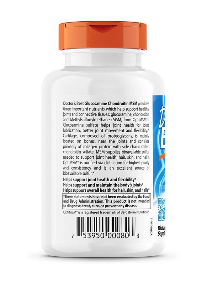 Glucosamine Chondroitin MSM With Optimsm - 120 Capsules