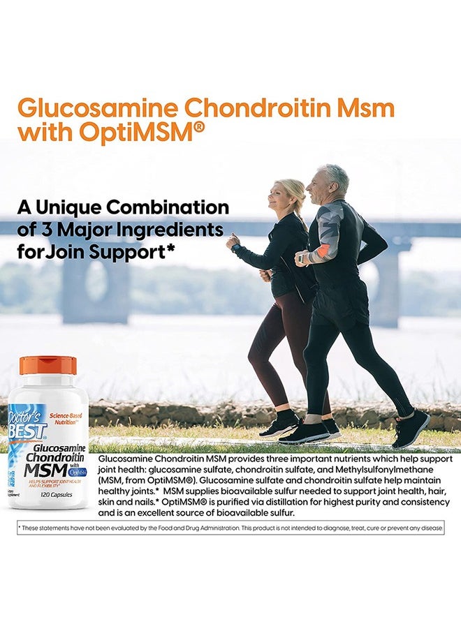 Glucosamine Chondroitin MSM With Optimsm - 120 Capsules