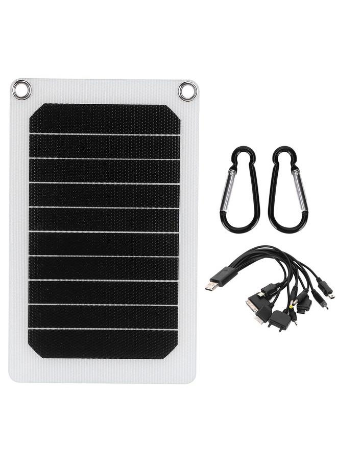 Thoraya - Portable Solar Panel Charger Monocrystalline Restart Function 6W 6V for Outdoor Charging - Image 1