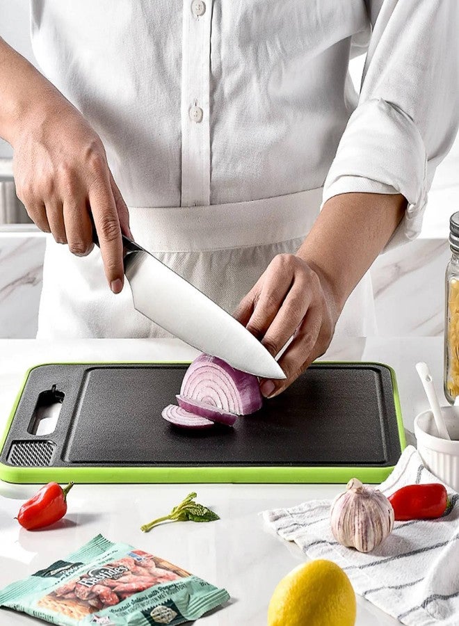 Jwthee Defrosting Tray, 4 in 1 Defrosting Tray for Frozen Meat, Thawing Trays for Frozen Meat, Quick Thaw Plate, Double Sided Cutting Board, Rapid Thaw Defrostings Mat - Image 3