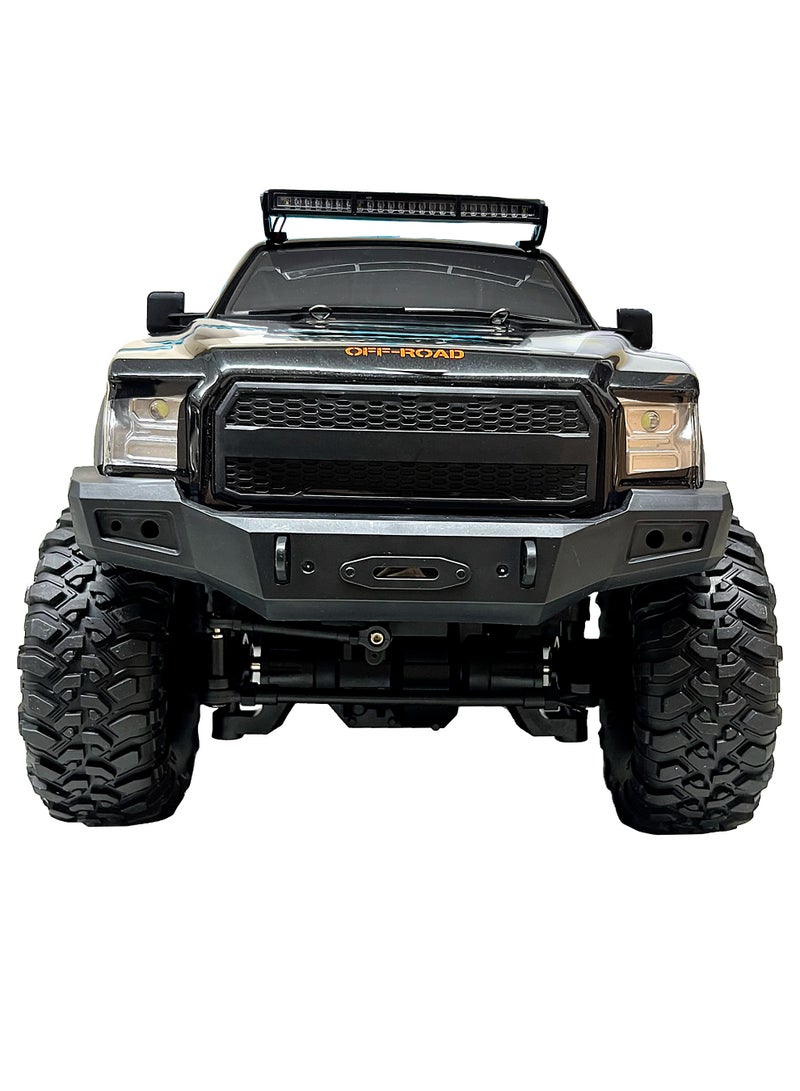 مايتويز سيارتي 1/10 مقياس سيارة زحف RC 4WD تحكم عن بعد شاحنة الطرق الوعرة - زاحف صخري من فئة الهوايات مع هيكل صلب ABS، محرك عالي القوة 540، أضواء LED، وبطارية قابلة للشحن 7.4V - سرعة قصوى 15 كم/س - Image 4