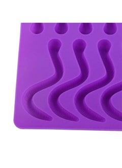 TOPINCN Chocolate Mold Silicone Candy Mold Reusable Microwave Freezer Dishwasher Safe Gummy Worms Shaped Pans For Making Pudding Cookies Chocolate Diy  - Image 5