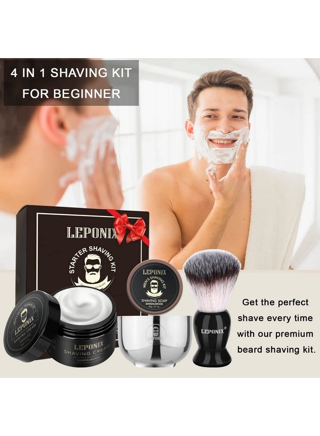 LEPONIX Shaving Kit For Men, Include Shaving Soap For Men, Shaving Brush, Shaving Cream, Shaving Bowl Mens Shaving Kit Aftershave Gift Set For Men Him Husband Boyfriend Stocking Stuffers - Image 2