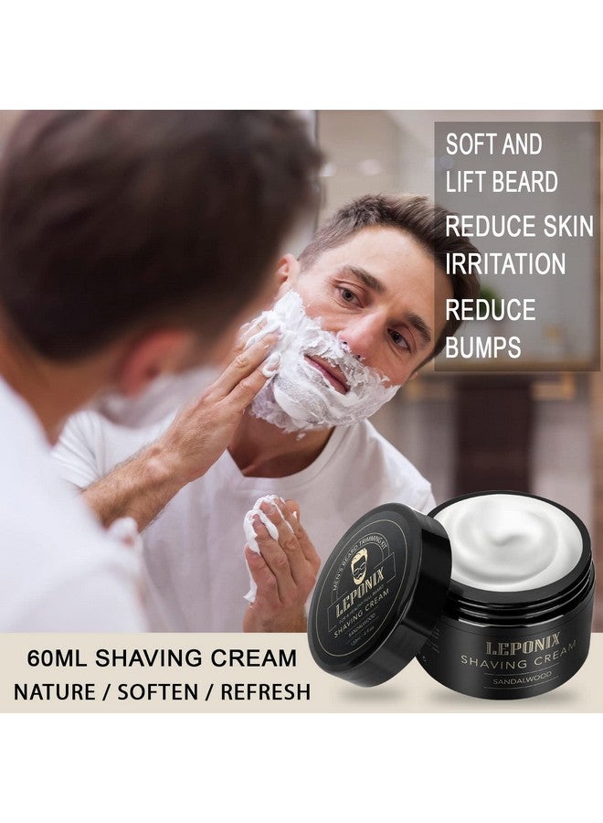 LEPONIX Shaving Kit For Men, Include Shaving Soap For Men, Shaving Brush, Shaving Cream, Shaving Bowl Mens Shaving Kit Aftershave Gift Set For Men Him Husband Boyfriend Stocking Stuffers - Image 3