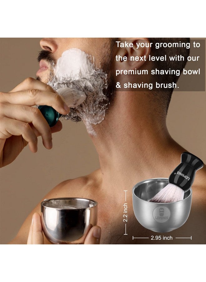 LEPONIX Shaving Kit For Men, Include Shaving Soap For Men, Shaving Brush, Shaving Cream, Shaving Bowl Mens Shaving Kit Aftershave Gift Set For Men Him Husband Boyfriend Stocking Stuffers - Image 5
