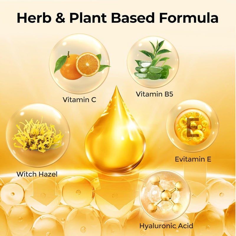 +1HEROLABS Vitamin C Serum for Face Anti Aging Face Eye Serum Hyaluronic Acid Reduce Fine Lines Dark Spots and Wrinkle - Image 3