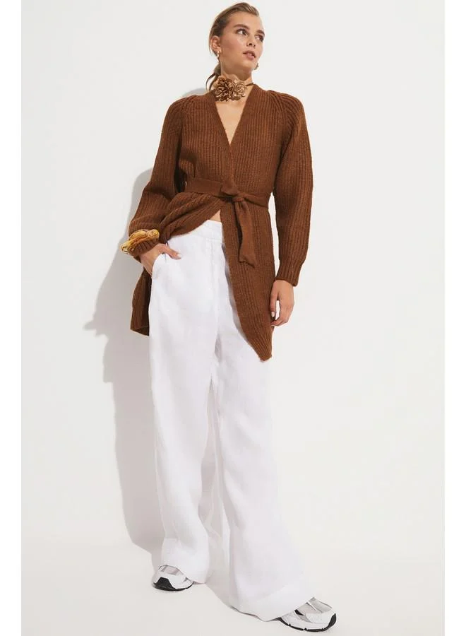 جون June Knitwear Cardigan Brown