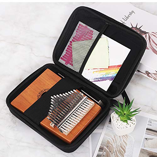 Miwayer Thicken 17-Keys/21-Keys Kalimba Case,Thumb Piano Bag Shockproof Waterproof,Kalimba Storage Bag Musicial Instrument (21-Keys Regular) - Image 3