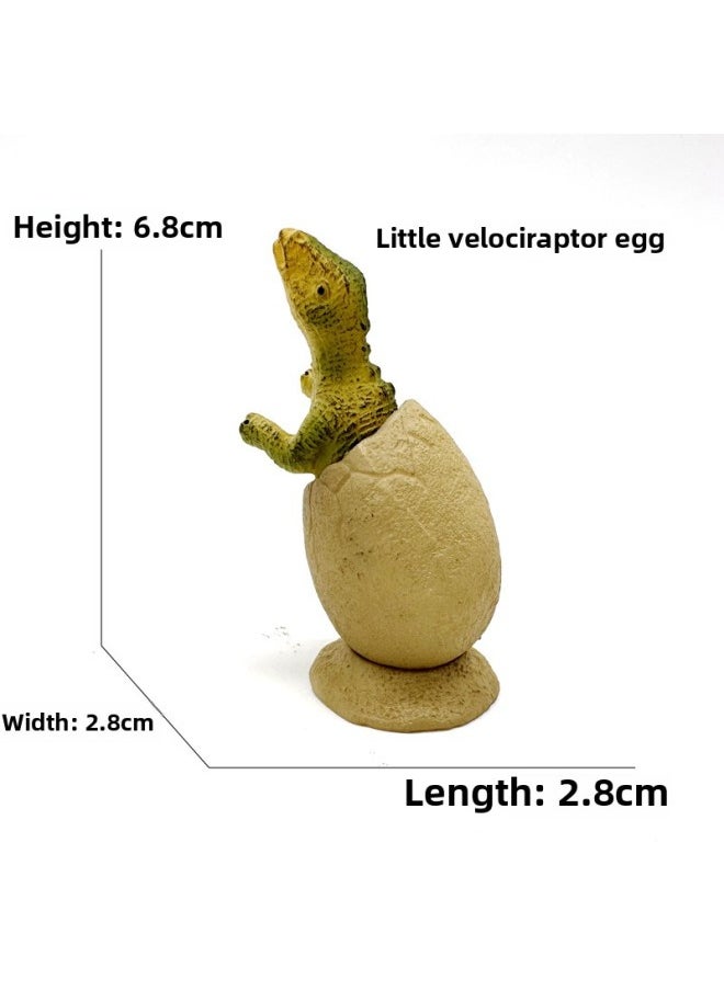 null - Simulation Dinosaur Egg Suit 8 Pterosaurs Tyrannosaurus Raptor Swollen Head Dragon Egg Dinosaur Egg Hand-made Model-Color:5068 Dinosaur Egg Set (184g) - Image 1