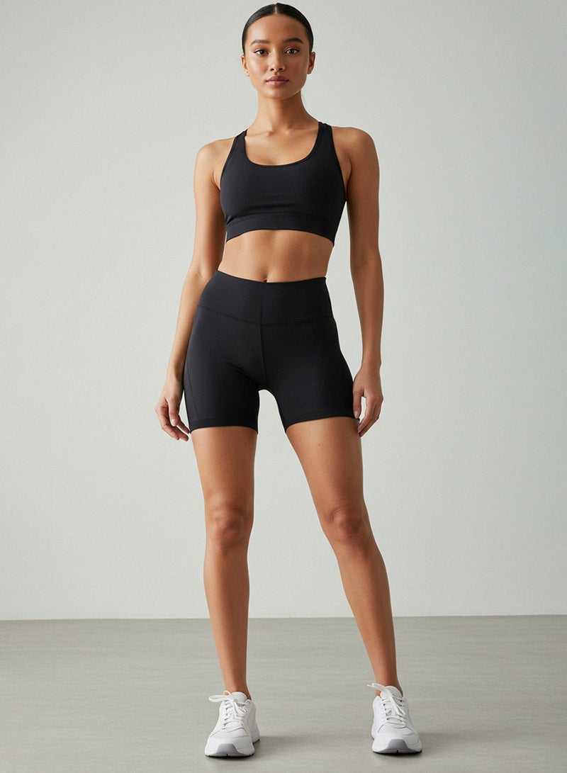 trendyol Black Restorer Knitted Sports Shorts/Short Leggings TWOSS21SR0545 - Image 2