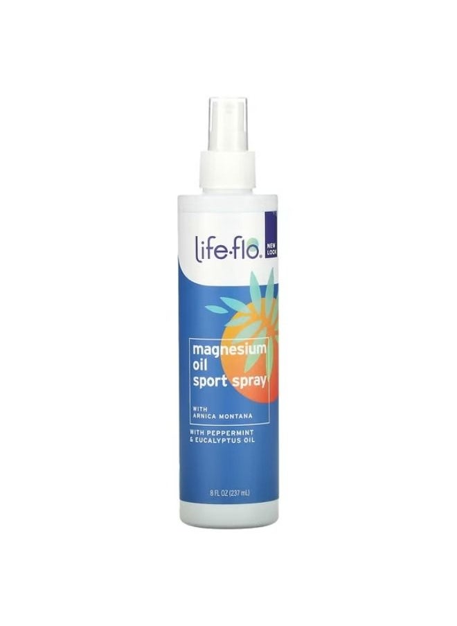 Life-flo - Life-flo, Magnesium Oil Sport Spray, 8 fl oz (237 ml) - Image 1