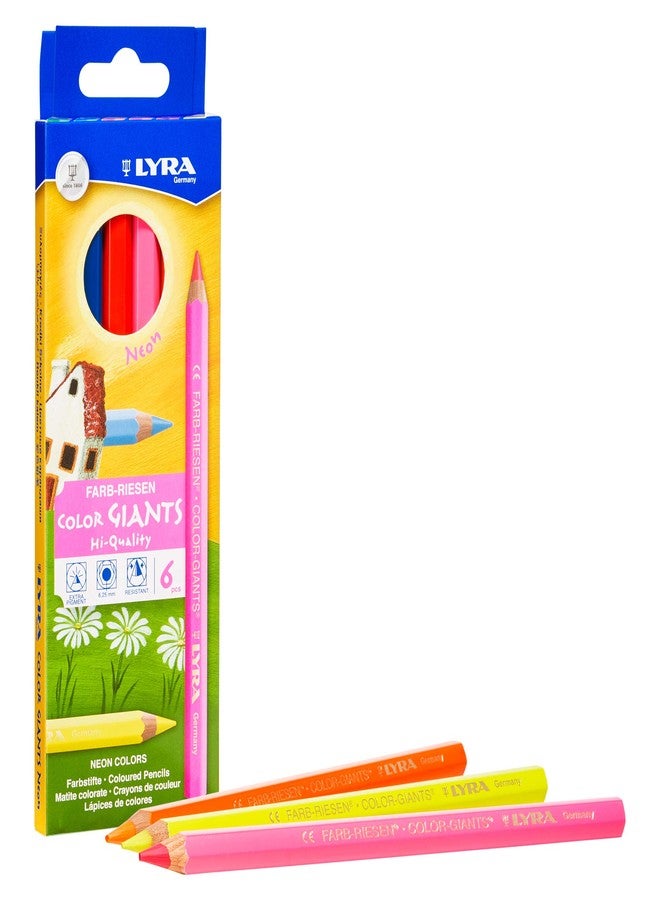 Lyra Colored Pencils, Assorted Colors, 6 Count (L3941063) - Image 1