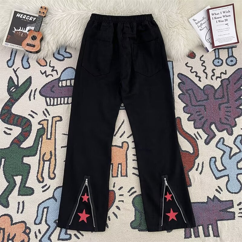 Unisex Classic Denim Jeans Loose Fit Daily Outdoor Wear - Image 1