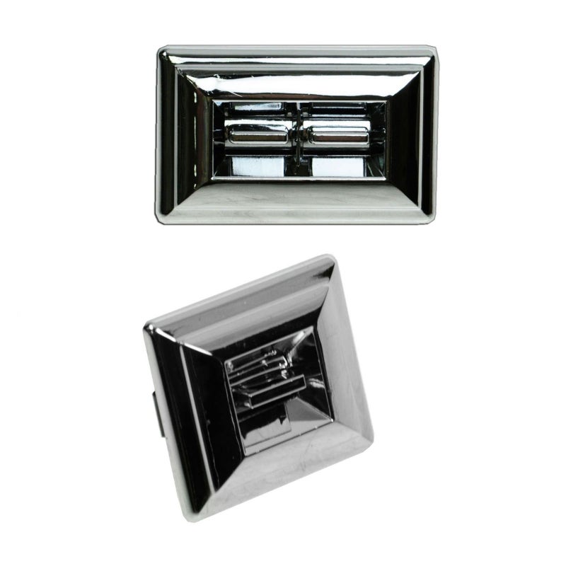 TRQ Chrome Power Window Switch Pair Set of 2 for Chevy GMC Pontiac