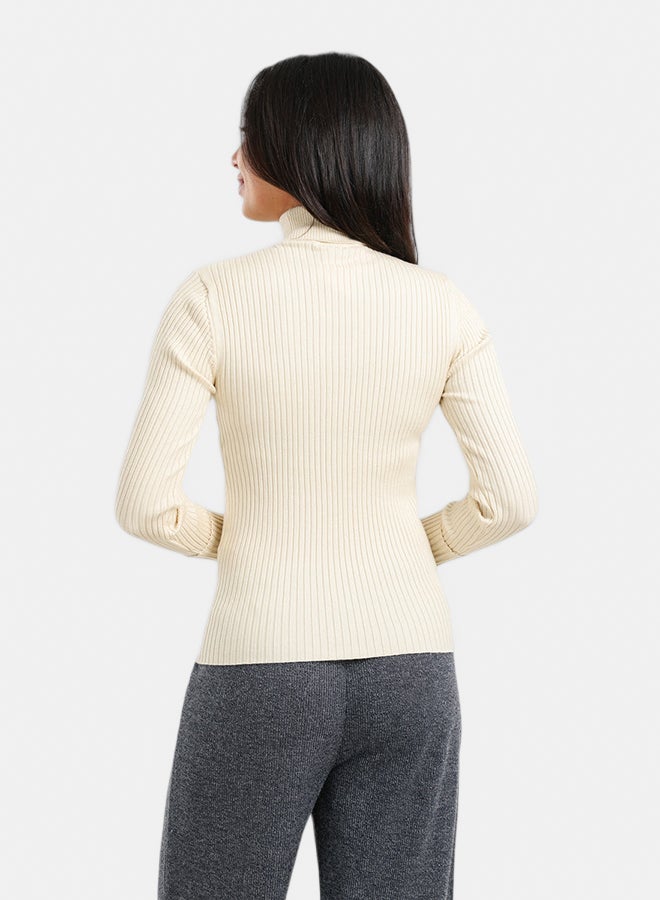 Carina Ribbed Turtleneck Pullover - Image 3