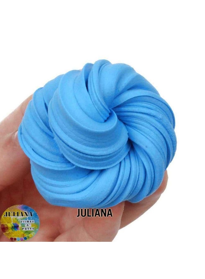 JULIANA Blue Crystal Soft Clay and Slimes Mud Putty Toy Transparent Magic Mud Non Toxic Kit Set for Kids and Adults (Pack of 3-Free 2 Glitters and activator) - Image 4