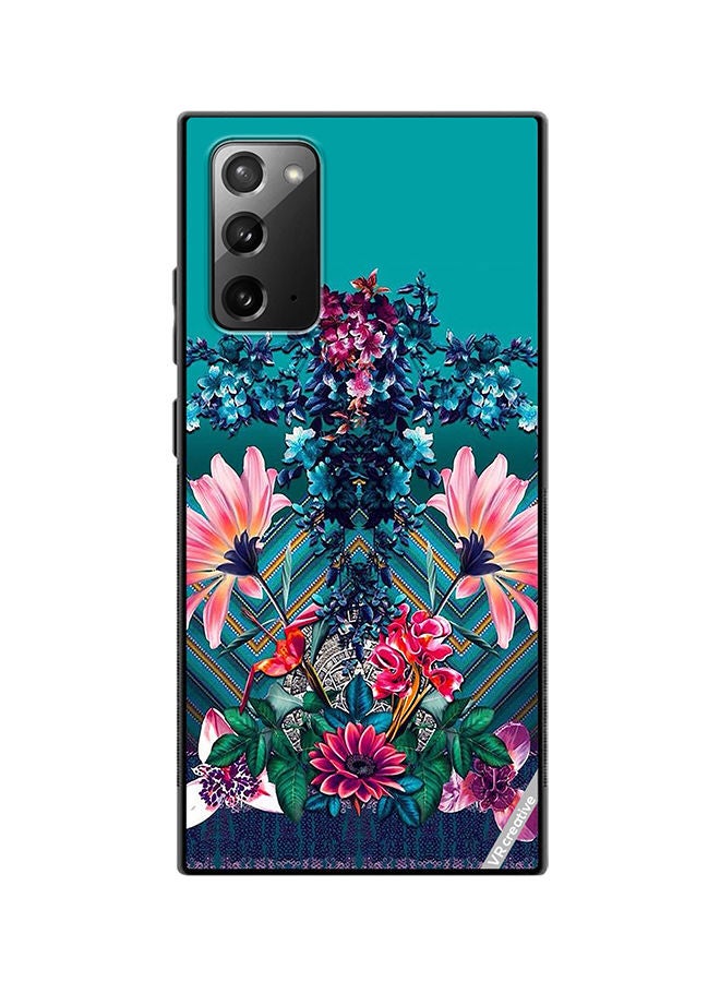 VR CREATIVE Protective Case Cover For Samsung Galaxy Note20 5G Flower Design Multicolour - Image 1