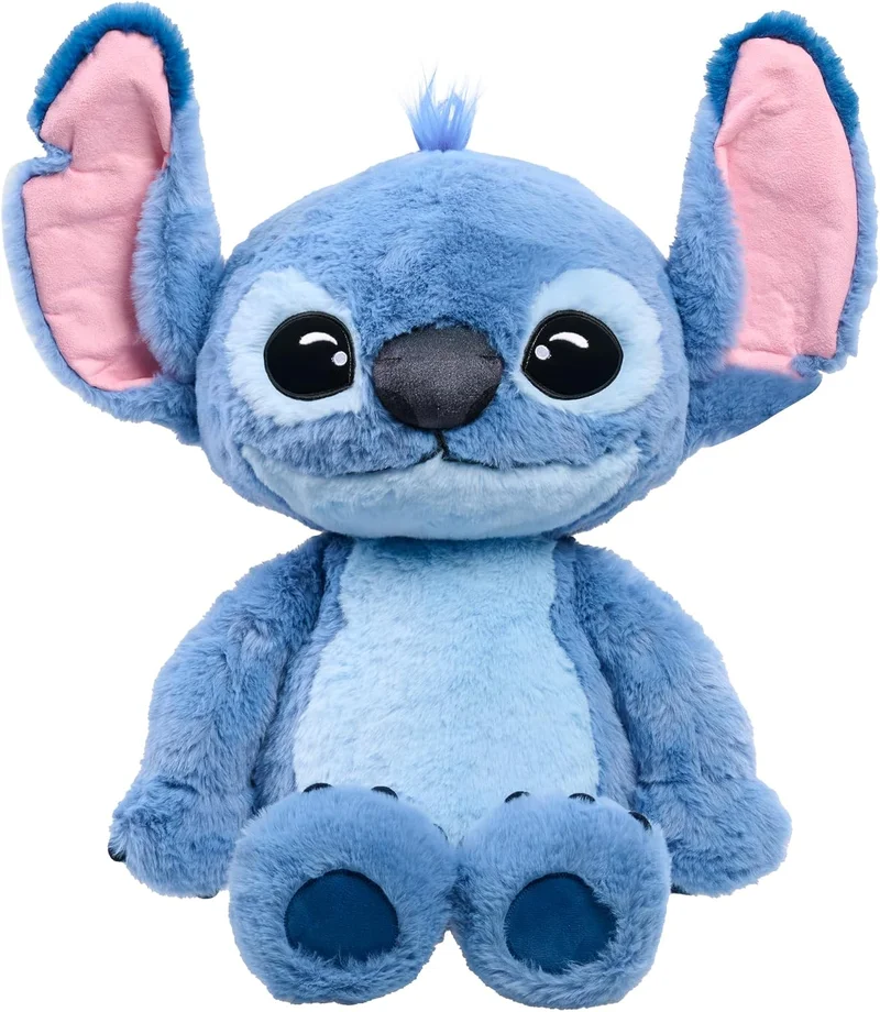 Disney Stitch Live Action Giant Jumbo Plush Toy, 24-Inch