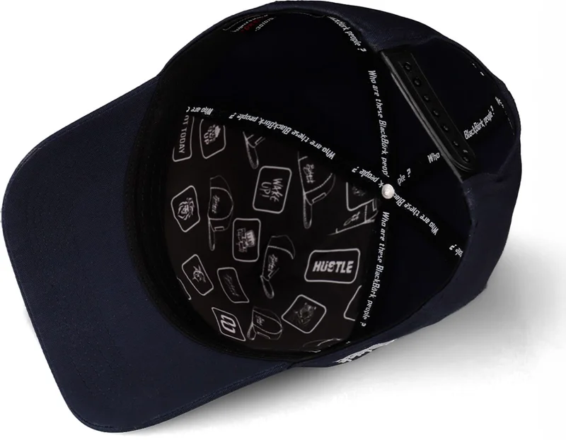 بلاك بورك BlackBörk V2 Baseball It's Sunnah - Unisex Navy Blue Hat (Cap) with 1 Code Logo