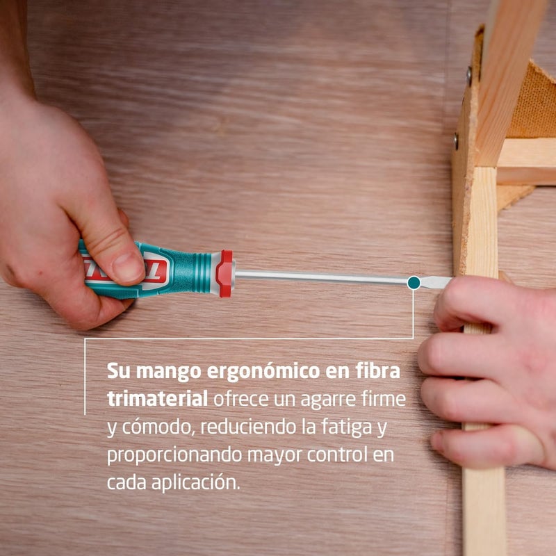 TOTAL Flathead Screwdriver with Magnetic Tip - Image 5