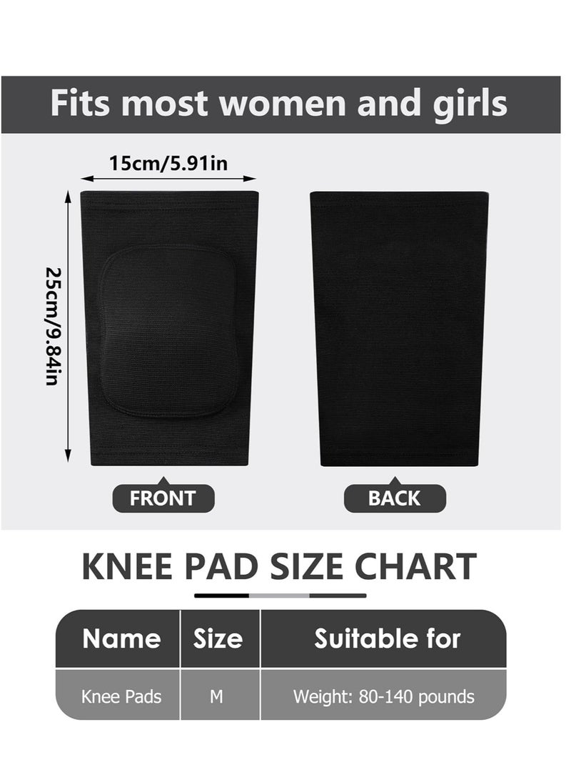 SYOSI 3 Pairs Dance Knee Pad Volleyball Knee Pads, with Sponge Knee Protector Guards, for Adult Kids Sports Dance Football Gym Skating Yoga Pole Floor Dance Non-slip Elastic Padded Knee Brace Support - Image 5