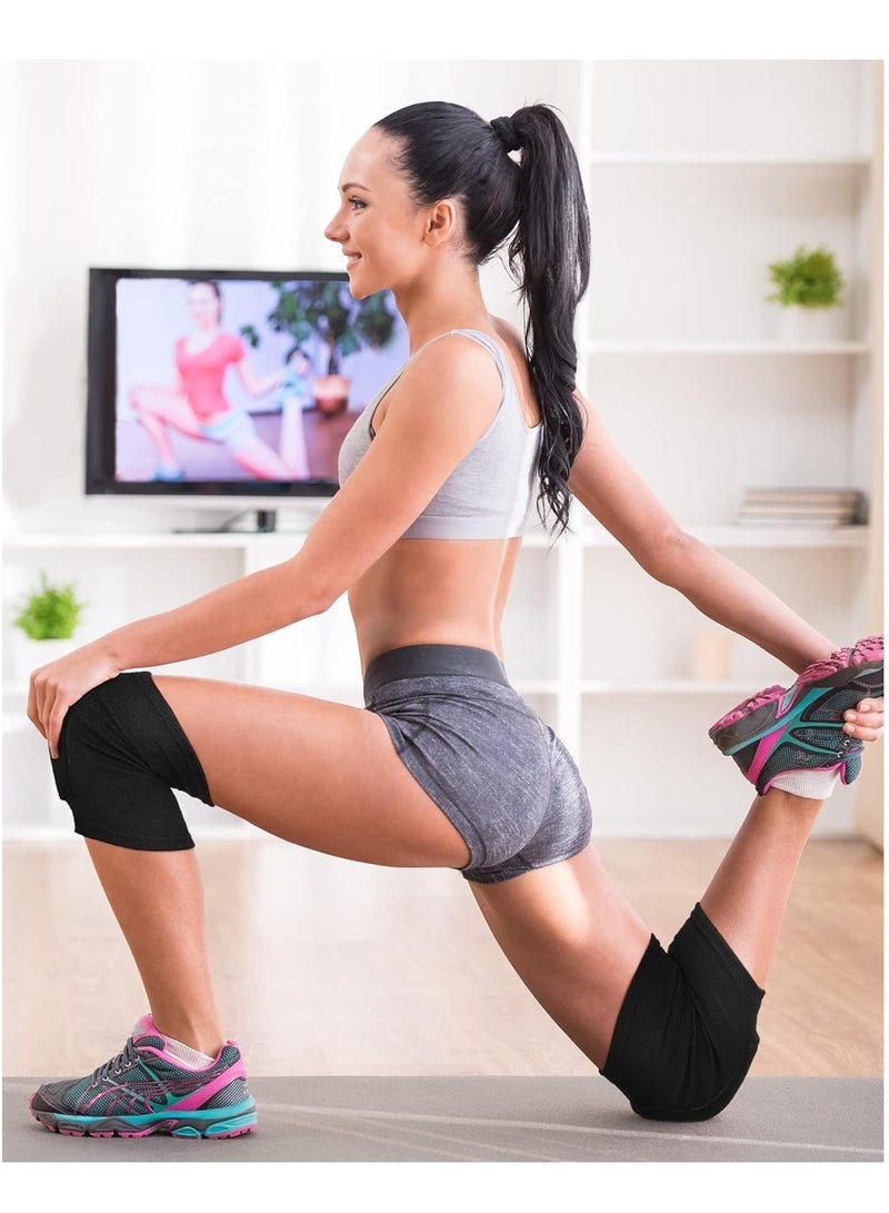 SYOSI 3 Pairs Dance Knee Pad Volleyball Knee Pads, with Sponge Knee Protector Guards, for Adult Kids Sports Dance Football Gym Skating Yoga Pole Floor Dance Non-slip Elastic Padded Knee Brace Support - Image 4