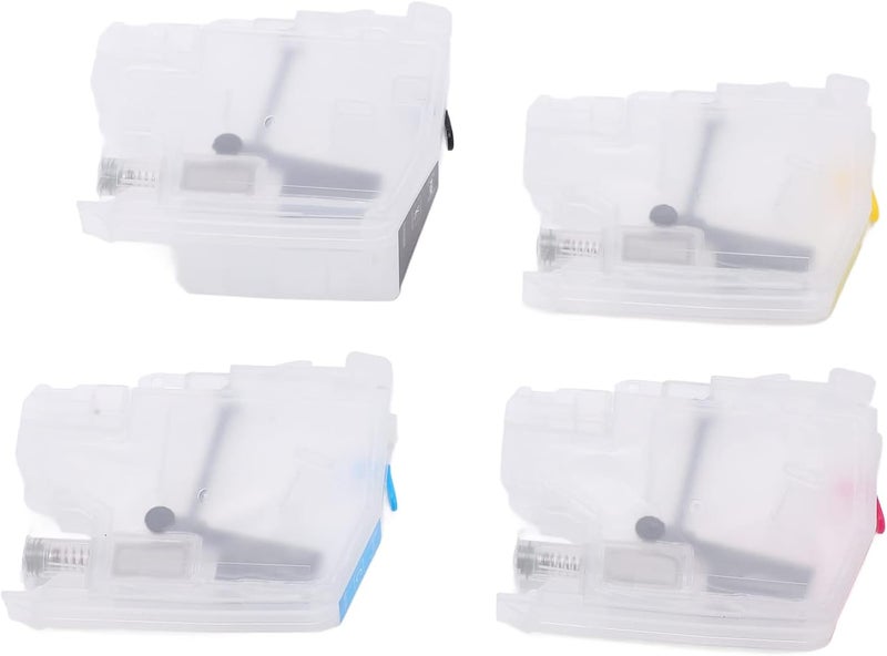 4Pcs Ink Cartridge Refill for LC3017 BK LC3017C LC3017M LC3017Y Printers, Replacement Ink Cartridge, High Capacity Printer Ink with Smooth Output, Compatible with - Image 2
