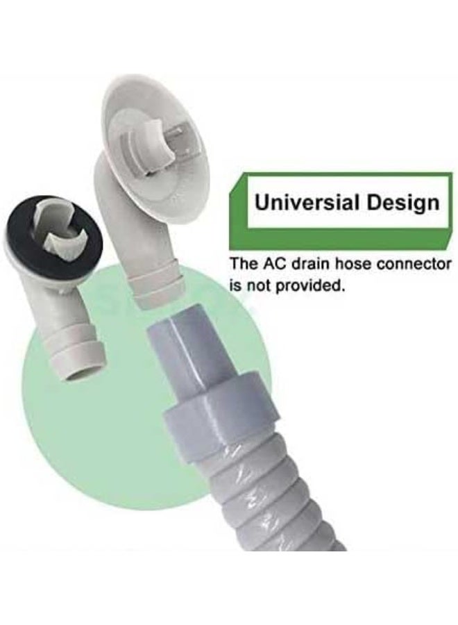 SILTOX Flexible PVC AC Drain Hose Pipe with Foam Film Insulation Grey 1 Meter - Image 4