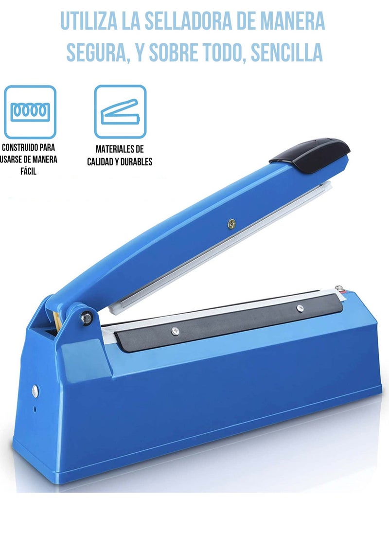TUNKE - 20cm Plastic Vacuum Sealing Machine – Compact Dry Food Bag Sealer for Home Use, Durable & Easy to Operate - Image 1