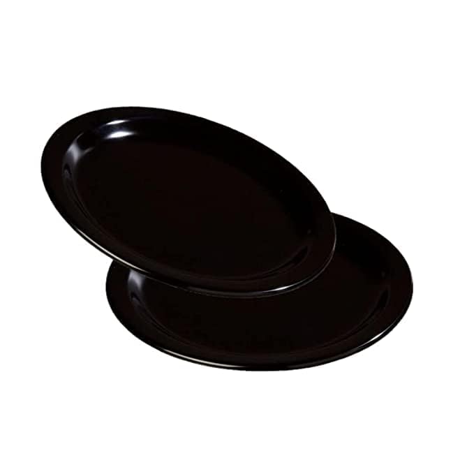 Coolkart Plastic Round Breakfast Plates Half Plates MicrowaveDishwasherFreezer Safe Diameter 195 cm Side Plate Pack of 6 Microwave Safe - Image 4