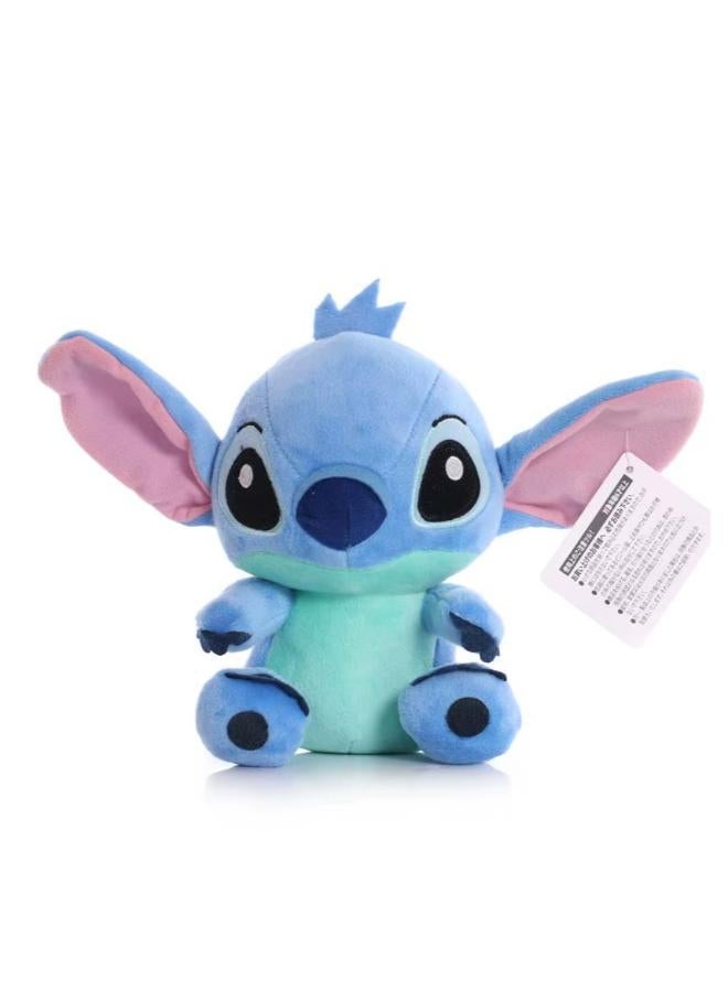 2 دمى ديزني كارتون ستيتش القطيفة، مقاس 25سم، وردي و ازرق - هديه جميله للنساء و الفتيات - Image 3