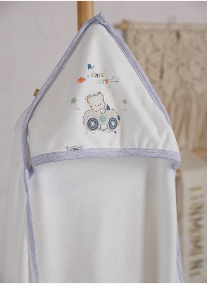 FUN MOMENT Baby Towel With A Hood For Newborns And Toddlers  - Image 4