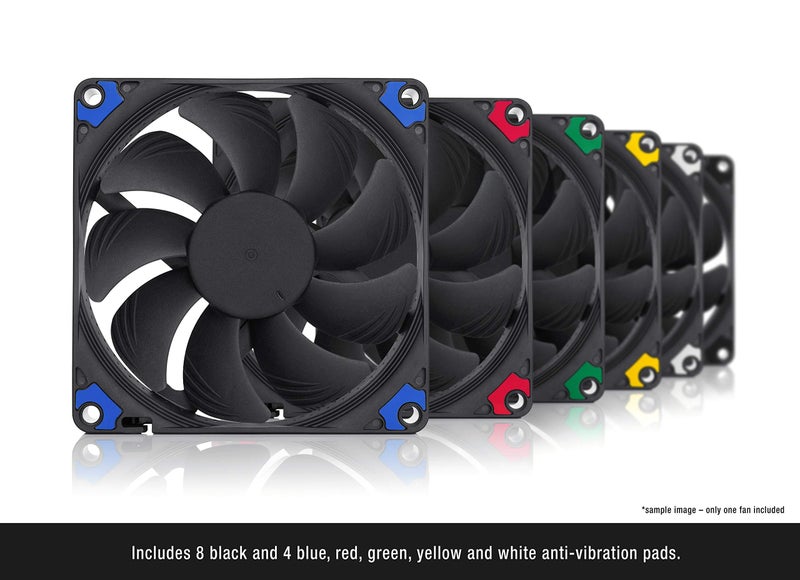 Noctua NF-A9x14 HS-PWM chromax.Black.swap, Premium Quiet Slim Fan, 4-Pin (92x14mm, Black) - Image 4