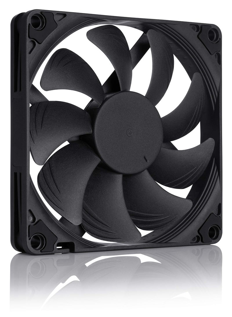 Noctua NF-A9x14 HS-PWM chromax.Black.swap, Premium Quiet Slim Fan, 4-Pin (92x14mm, Black) - Image 2