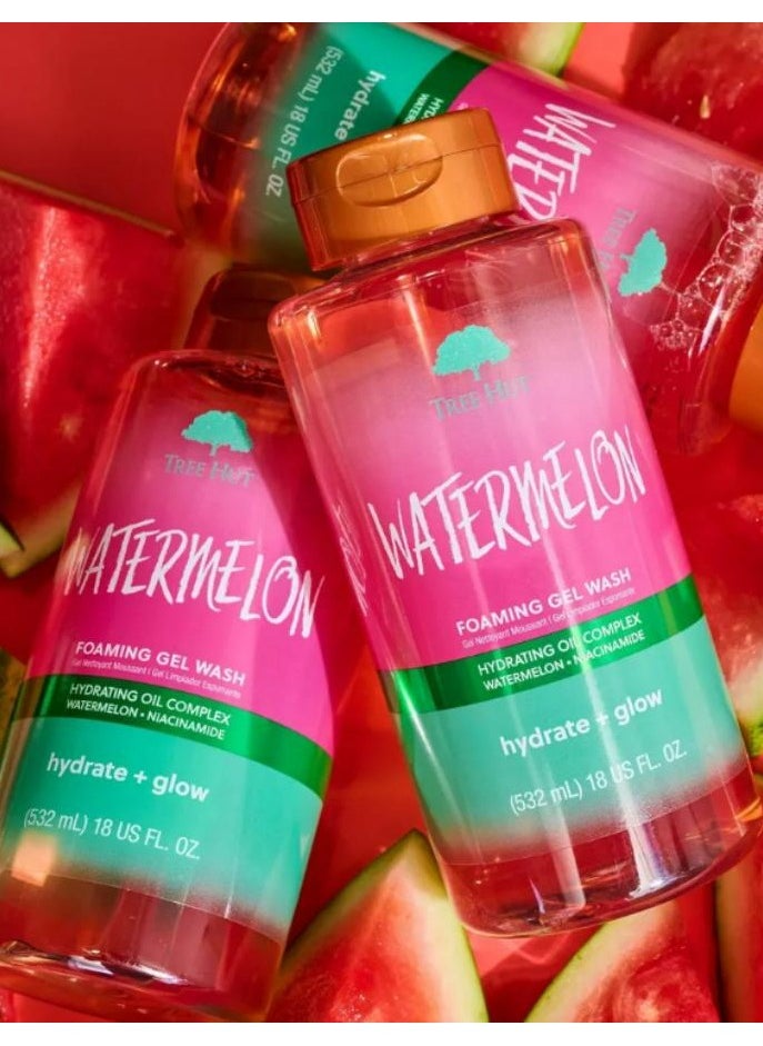 Tree Hut Watermelon Foaming Gel Gel Wash 532 ML  - Image 4