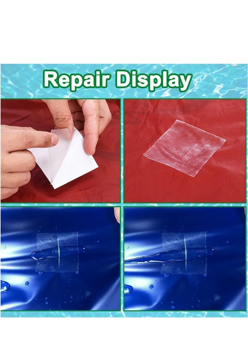 Gardern TPU Pool Patch Repair Kit,Self-Adhesive Inflatable Repair Tape,Inflatable Patch Repair Kit Waterproof, Repair Supply for Swimming Ring Inflatable Tent Canvas Canopy Tubes Air Bed-15CM*1M - Image 4
